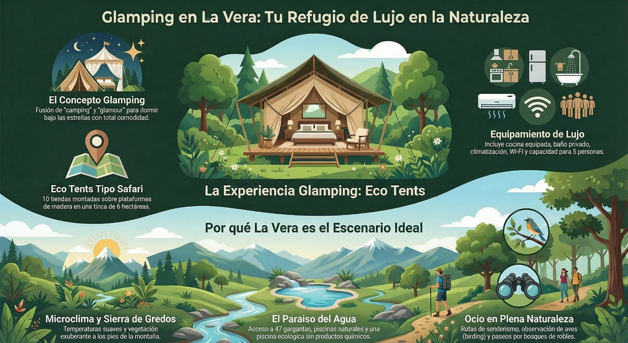 glamping en la vera - Veragua Ocio